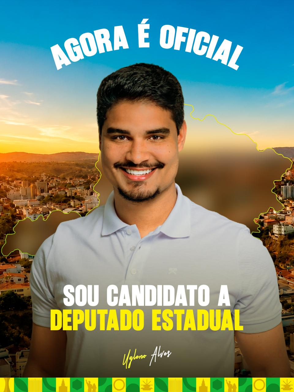 Ugleno Alves anuncia candidatura a deputado estadual